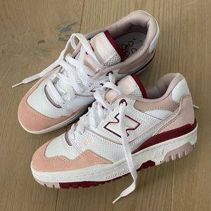White scarlet new balance